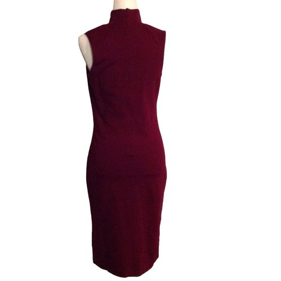 Love..Ady Burgundy Bodycon Dress. New With Tickets. Size Large - Picture 2 of 3